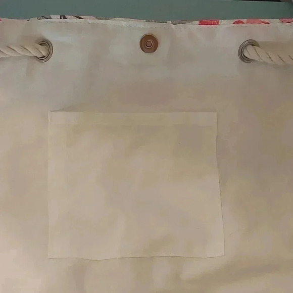 NWOT WITH LOVE FLORAL BLESSED HOBO BAG WITH ROPE HANDLES - Picture 8 of 11